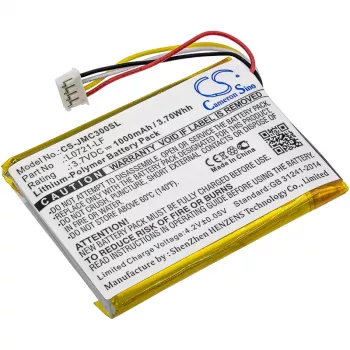 Cameron Sino nadomestna baterija za JBL Clip 3, Clip 3AN, Clip 3SAND (L0721-LF / CS-JMC300SL) - 1000mAh 3,7V Li-Po