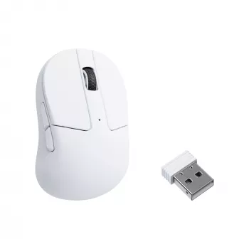 Keychron M4-A24 PixArt 3950 8K brezžična igralna miška bela