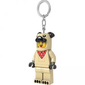 LEGO Minifigures mops obesek za ključe z LED lučjo LGL-KE213H