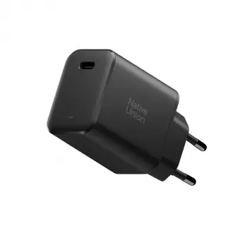 Native Union 45W USB-C PD hitri stenski polnilnik GaN črn