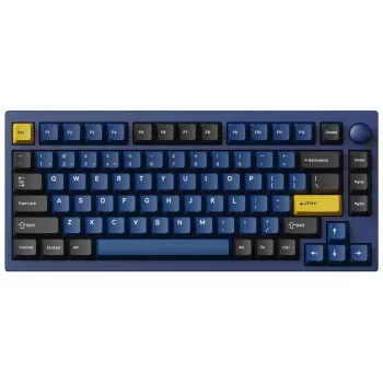 Keychron P1P-O1 75% Lemokey Super Red Switch mehanska tipkovnica, navy blue