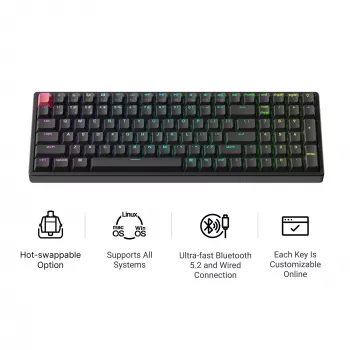 Keychron K4X-J1 96% Red Switch RGB Hot-Swap mehanska tipkovnica