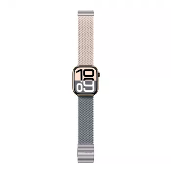 AMAZINGTHING Blend Band 2-Pack komplet paščkov za Apple Watch 42mm - Pink-Grey / Pink
