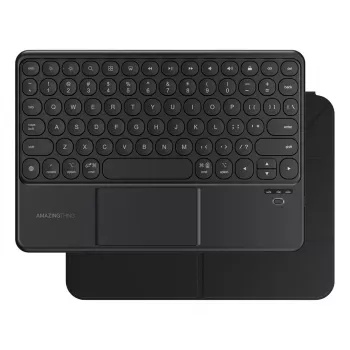 AMAZINGTHING Minimal ovitek Keylite Combo s tipkovnico za iPad Air 13 M3/M4 (2025/2026) - črn
