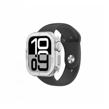AMAZINGTHING Titan Pro kovinsko ohišje za Apple Watch 11 46mm, aluminij srebrn