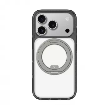 AMAZINGTHING Titan Pro MagSpin ovitek za iPhone 17 Pro, združljiv z MagSafe, siv