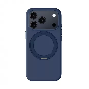 AMAZINGTHING Cloudie ovitek za Apple iPhone 17 Pro Max s stojalom – moder