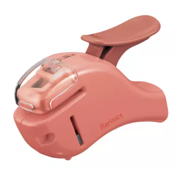 KOKUYO Harinacs SMALL+ spenjalnik brez sponk, lososovo roza, kapaciteta 5 listov (SLN-MSH305VP)