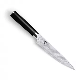 KAI Shun Classic nož za rezanje 23 cm (9 inch), jeklo VG-10 Damascus, ročaj Pakkawood