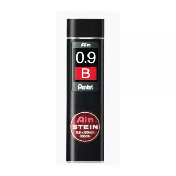 Pentel C279-BO Super Hi-Polymer nadomestne mine 0,9 mm B, črne, 36 min, škatla