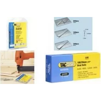 TACWISE žeblji Brad 18 Gauge 30 mm pocinkani, 5000 kosov, združljivi s pnevmatskimi Brad žebljičarji - 1 paket (0397)