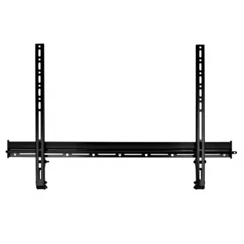 B-TECH BTV521 fiksni stenski nosilec za 32-65 inch zaslone, črn, nosilnost 70 kg, VESA 75x75 do 600x400