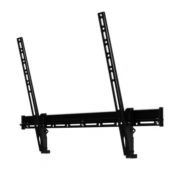 B-TECH BTV521 fiksni stenski nosilec za 32-65 inch zaslone, črn, nosilnost 70 kg, VESA 75x75 do 600x400