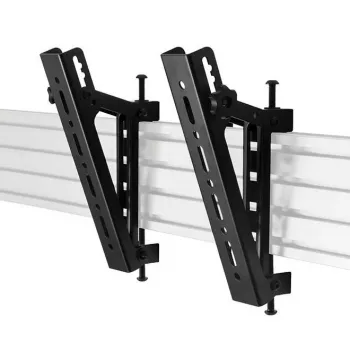 B-TECH BT8390-VESA200T/B montažne tirnice - 70 kg (par), črne