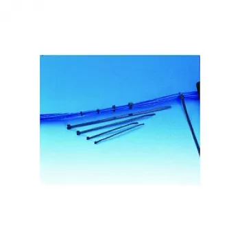 HellermannTyton T30LL vezice - poliamid 6.6 - črne - 290 mm x 3,5 mm - paket 100 kosov