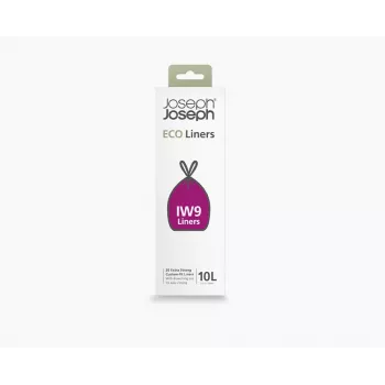 Joseph Joseph IW9 10L Custom-fit Recycled Grey vrečke za smeti (20 vrečk)