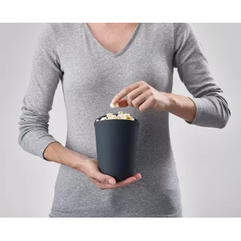 Joseph Joseph M-Cuisine 2-delni oranžen set za pripravo kokic v mikrovalovni pečici