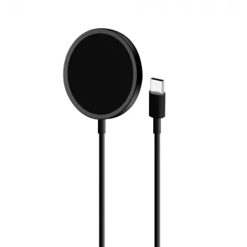 PURO Magnetico MagSafe brezžični polnilnik 1m, črn