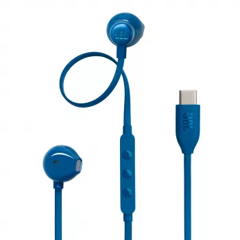 JBL Tune 305C USB-C žične ušesne slušalke z mikrofonom - modre