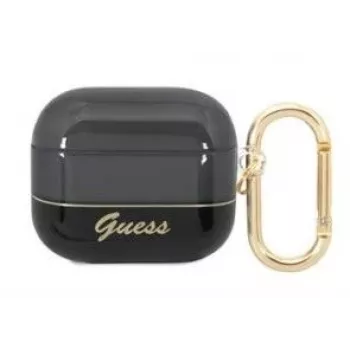Guess Apple AirPods 3 prosojni ovitek črn