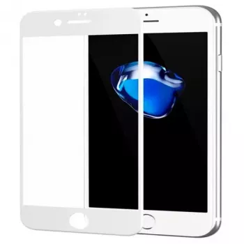EVELATUS zaščitno steklo za zaslon za Apple iPhone 7/8/SE2020/SE2022, 2.5D Full Cover, japonsko lepilo, antistatično, belo