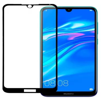 Evelatus Huawei Y5 2019 2.5D Full Cover zaščitno steklo za zaslon z japonskim lepilom in antistatično plastjo