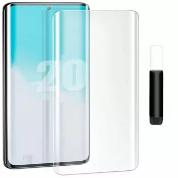 EVELATUS Samsung Galaxy S20 Plus prozorno steklo UV + lepilo