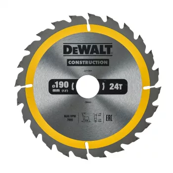 DEWALT list za krožno žago 190x30mm 24T +16° Super Thin Kerf TCT