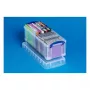 Really Useful Box 6,5 litrska škatla za shranjevanje CD/DVD — za 36 CD ali 20 DVD — prozorna