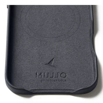Mujjo usnjen ovitek MagSafe za iPhone Air, basalt