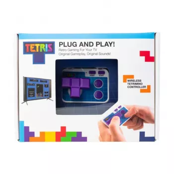 FIZZ CREATIONS Retro Arcade Tetris Plug-and-Play brezžična konzola z igralno ploščo
