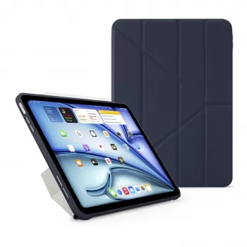 Pipetto Origami No1 Original ovitek za iPad Air 11 (M2/M3) / iPad Air 10.9 (4./5. gen), temno moder