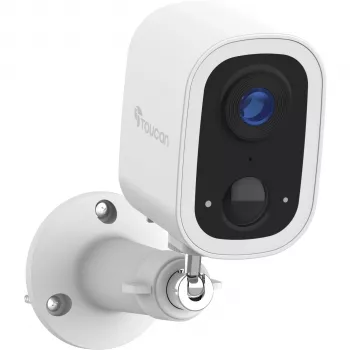 Toucan brezžična zunanja kamera S4 - 1080p Full HD, IP54, baterija, dvosmerni zvok, nočno gledanje, združljiva s pametnim domom