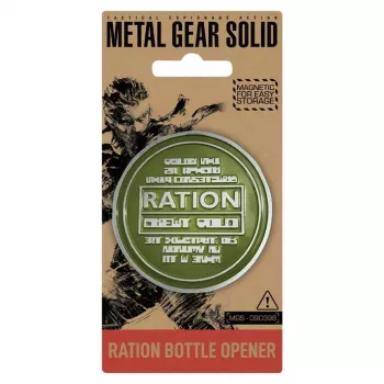 Fanattik magnetni odpiralnik za steklenice Metal Gear Ration