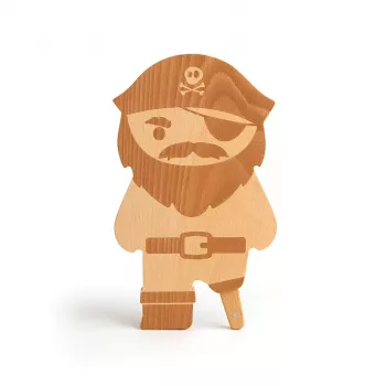 OTOTO Pirate Board deska za rezanje in nož, set