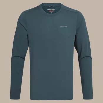 Craghoppers NosiLife Abel LS majica, Blue Stone, M