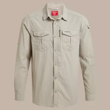 Craghoppers NosiLife Adventure LS srajca III, Parchment, velikost L