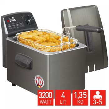 FRITEL cvrtnik Turbo SF 4 litre nerjavno jeklo