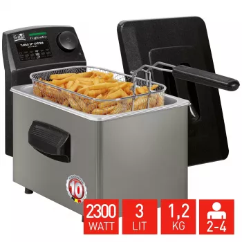 FRITEL FryTastic cvrtnik 3L 2.3kW antracit/srebrna