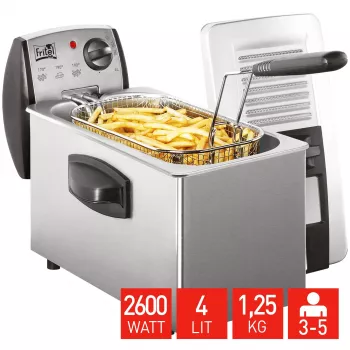 FRITEL Starter friteza 4 litre 2.6kW siva