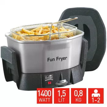FRITEL Starter cvrtnik 1,5L 1400W črna/siva/srebrna