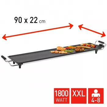FRITEL Starter TY 1897 XXL teppanyaki žar 1800W srebrno-črn