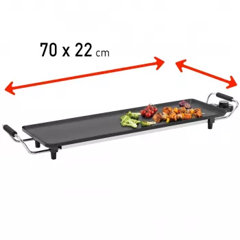 Fritel TY 1689 teppanyaki električni žar 1800 W kuhalna površina iz litega aluminija