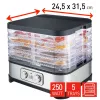 FRITEL Family sušilnik živil 250W srebrno-siv