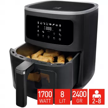 Fritel SnackTastic 7720 cvrtnik na vroč zrak 8L črn