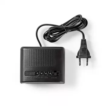 Nedis CLDK008BK LED digitalna budilka s funkcijo dremeža, črna