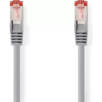 Nedis CAT6 omrežni kabel vtič RJ45 na vtič RJ45 S/FTP 2,00 m okrogel LSZH siv
