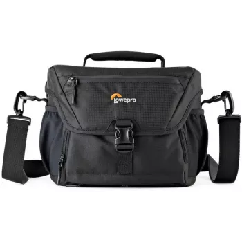 Lowepro Nova 180 AW II naramna torba za DSLR/brezzrcalni fotoaparat z objektivom, črna