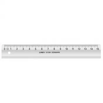 Simplex Linex 1015M merilo 15 cm sivo SAN