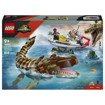 LEGO Jurassic World 76974 Misija na čolnu in model Mosasaurus